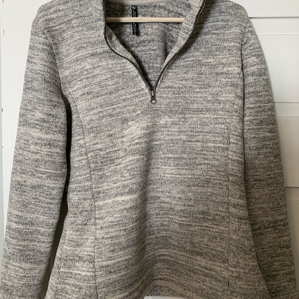 Kuhl Gray Half-Zip Fleece